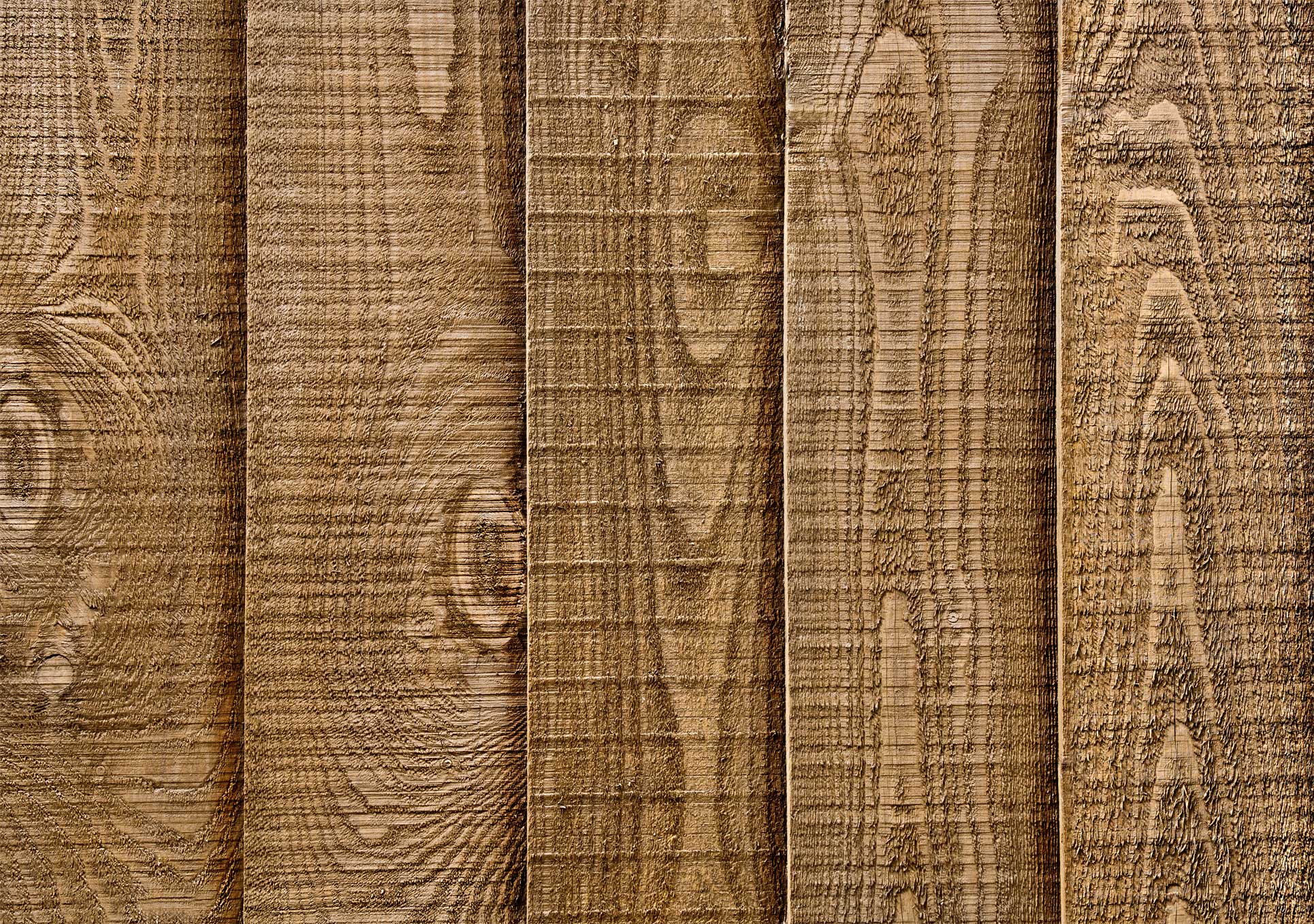 close up of light brown wooden fence